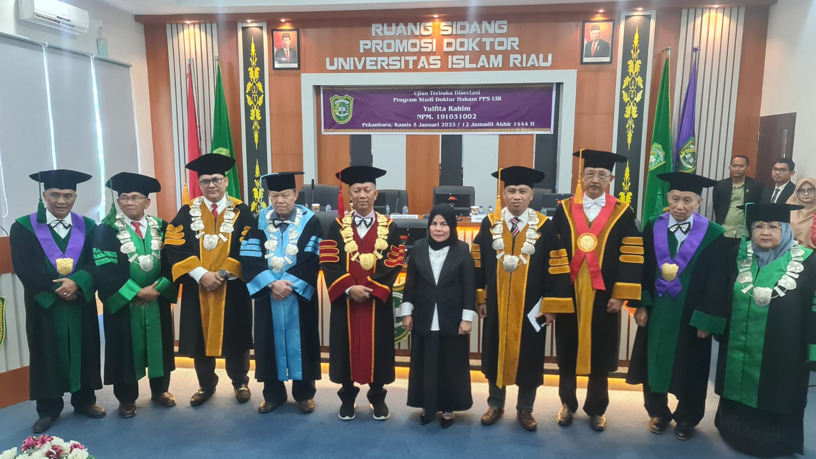 Yulfita Rahim, Doktor Hukum Pertama UIR Raih IPK 3,90