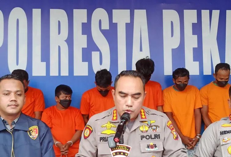 Beraksi di 19 TKP, Maling dan Jambret diringkus Polisi Pekanbaru