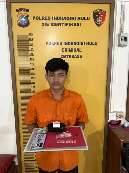 Transaksi Narkoba di Samping RS Terbongkar, Polres Inhu Amankan Pelaku dan Barang Bukti