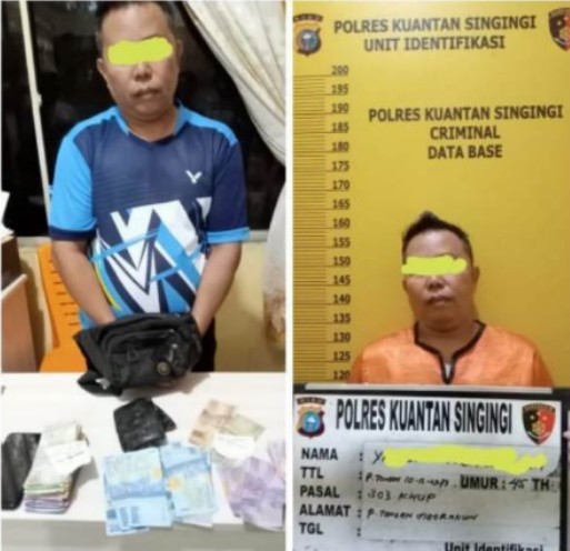 Menjual Togel, Juru Parkir Ditangkap Tim Opsnal Sat Reskrim Polres Kuansing
