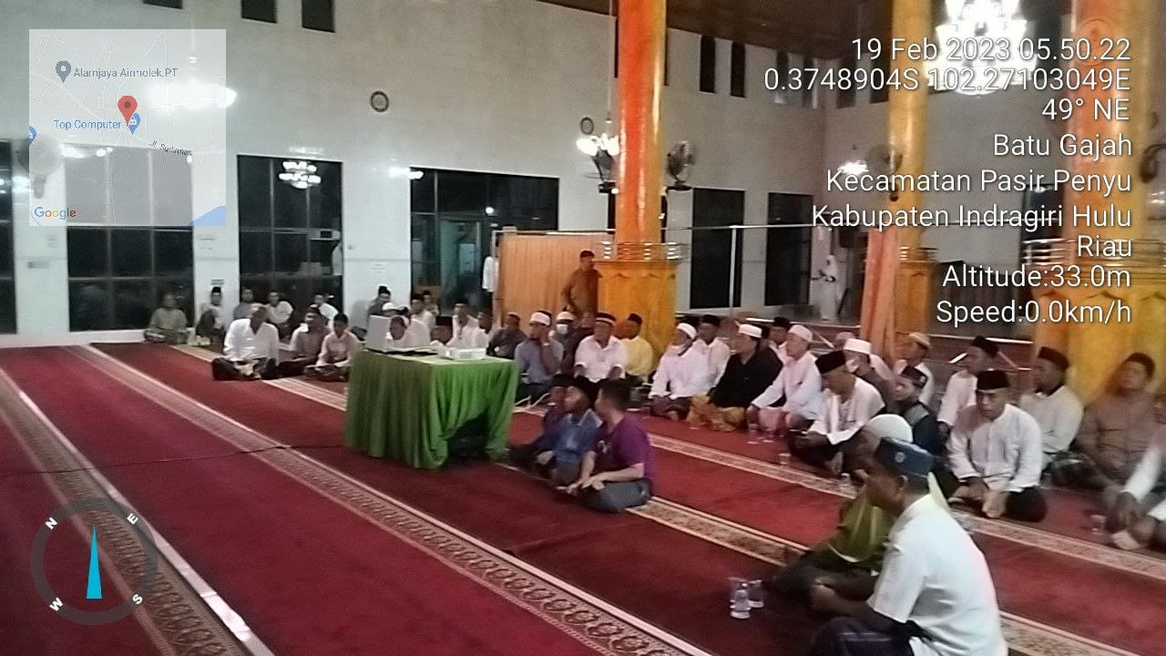Danramil 04/PP Dan Anggota Hadiri Muhasabah Dan Istighosah Secara Virtual