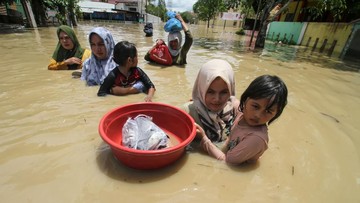 Banjir di Aceh Meluas, 20 Ribu Lebih Warga Mengungsi