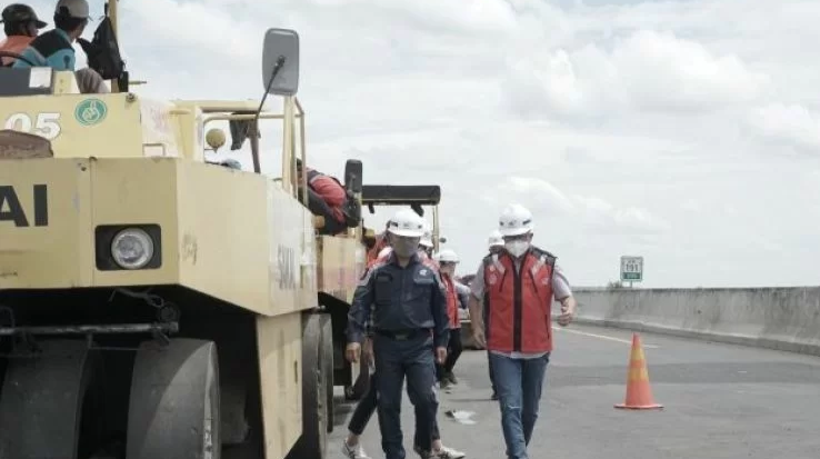 Perbaikan Dua Ruas Tol Trans Sumatera diharapkan Selesai Sebelum Lebaran