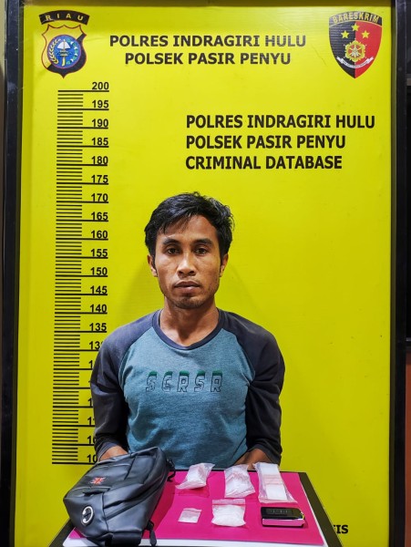 Transaksi Sabu di Kebun Sawit, Warga Pasir Sialang Jaya Dibekuk Polisi
