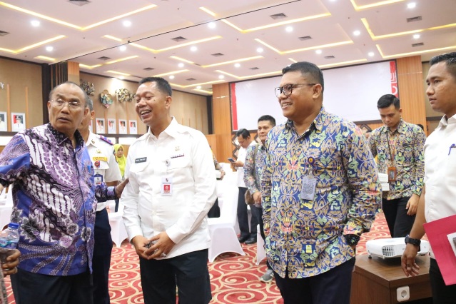 Lakukan Sinkronisasi Pembangunan di Kota Pekanbaru, Effendi Sianipar bertemu Indra Pomi dan Mitra Kerja