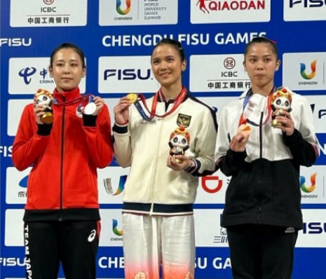 Rara Bikin Kejutan dan Edgar Sumbang Perak di FISU World University Games 2021