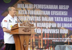 Diskominfotik Raih Nilai Tertinggi Laporan Audit Kearsipan Internal Pemprov Riau