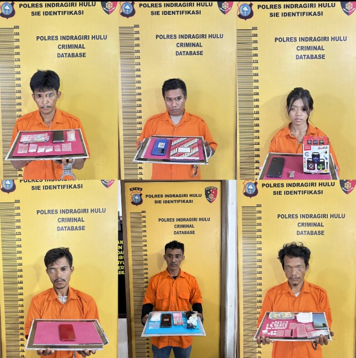 Belum Sepekan Menjabat, Kasat Narkoba Polres Inhu Bongkar 3 Kasus, Anak Ratu Narkoba Ikut Diciduk