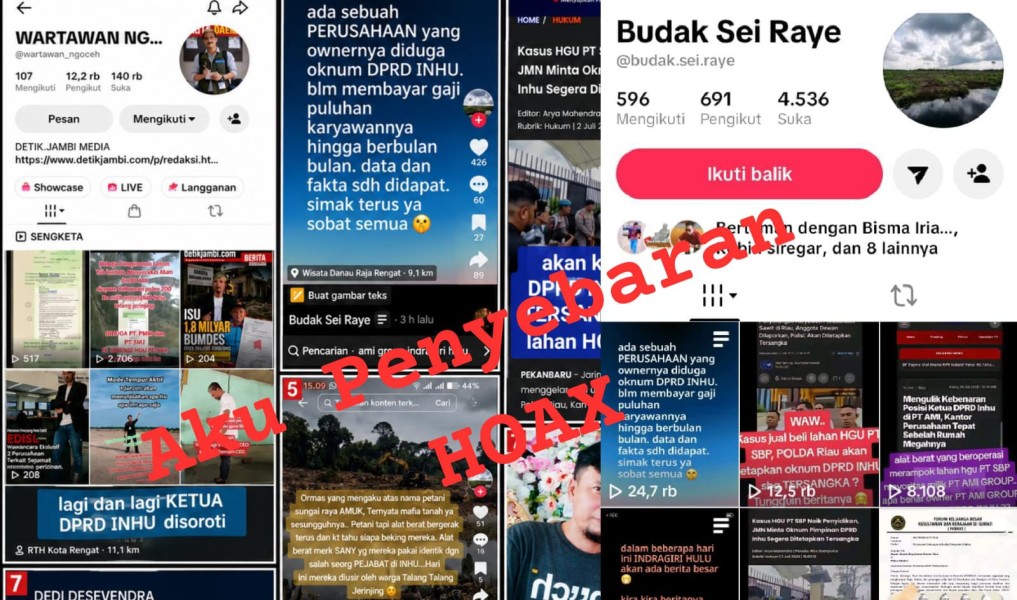 Dituding Difitnah Usai Bela Petani, Ketua DPRD Inhu Pertanyakan Legalitas PT SBP