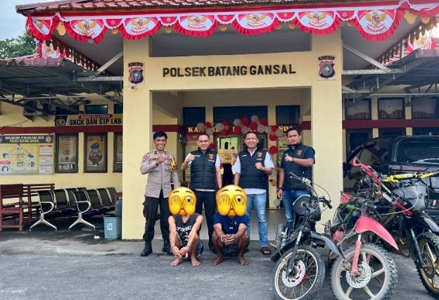 Kembali, Polsek Batang Gansal Ringkus 3 Pelaku dan Penadah Curanmor