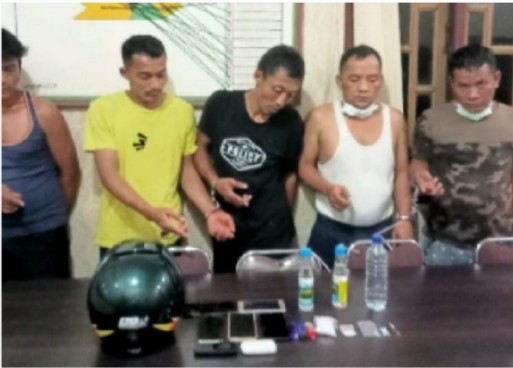 Lima Orang Terjerat Ektasi dan Sabu di Bagan Sinembah