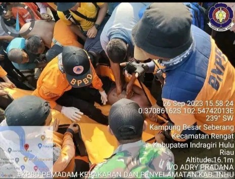 Salah Satu Siswa yang Tenggelam Akhirnya ditemukan