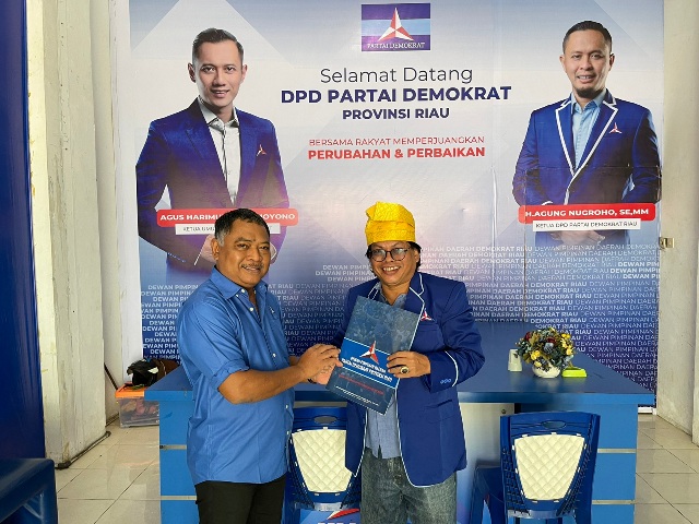 Gawat...Demi Anies, Ketua Tanjak Riau Bergabung Partai Demokrat