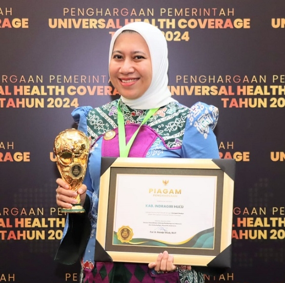Berkat Kerja Keras dan Komitmen, Inhu kembali Meraih Penghargaan UHC Award 2024