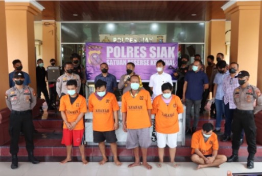 4 Orang Pelaku Eksploitasi Anak Berhasil di Bekuk Polres Siak
