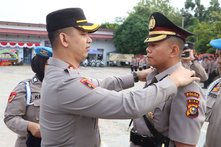 Waka Polres dan Dua Kasat Polres Inhu Dimutasi, Ini Penggantinya