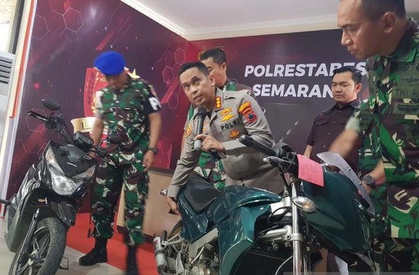 Dua Motor Penembak Istri TNI di Semarang Diamankan