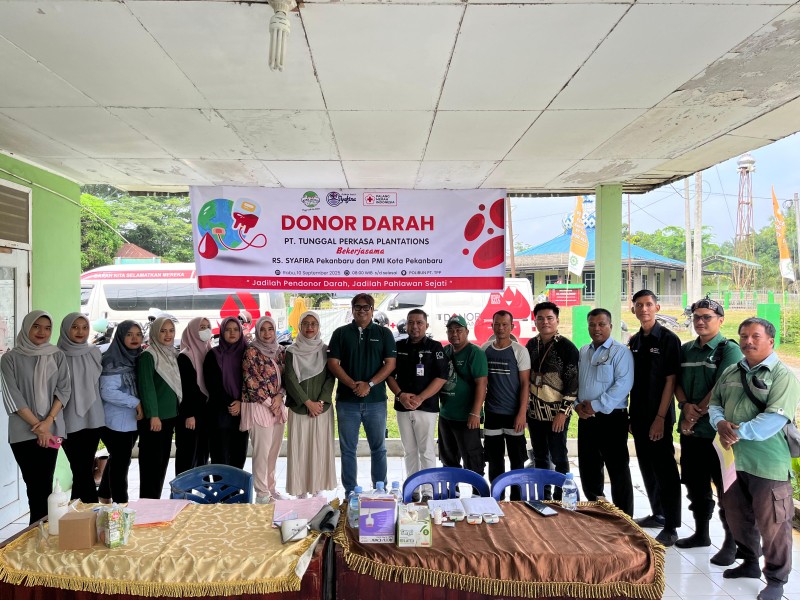 Solidaritas Tanpa Batas, PT Tunggal Perkasa Plantations Sukses Gelar Donor Darah Bersama 149 Karyawan