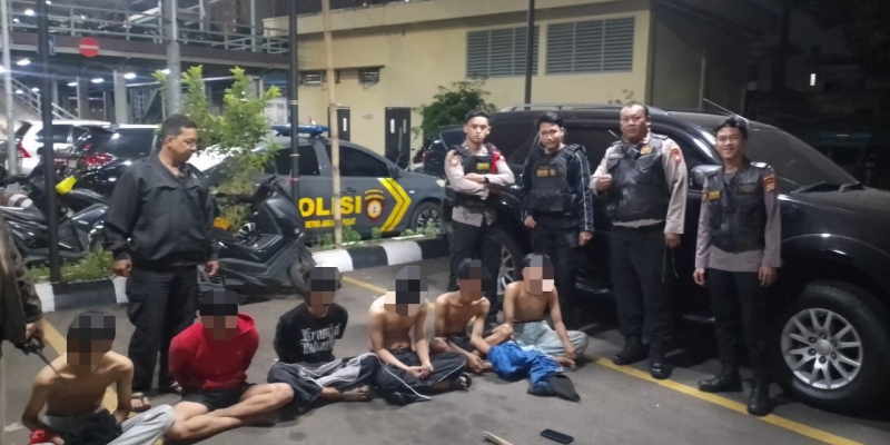 Enam Remaja Diamankan Polisi Saat Hendak Tawuran di Kemayoran