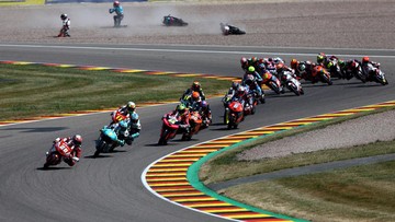 Hasil Moto3 Jerman: Guevara Menang, Rossi Kecelakaan Hebat