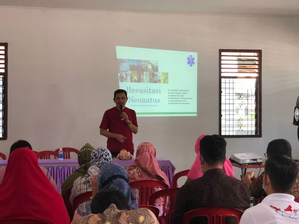 52 Nakes di Pulau Terluar Rupat Dilatih Tangani Kasus Darurat Ibu Hamil dan Bayi