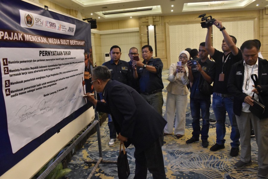 Ketua JMSI Lampung Desak Pemerintah Ringankan Pajak demi Kelangsungan Media