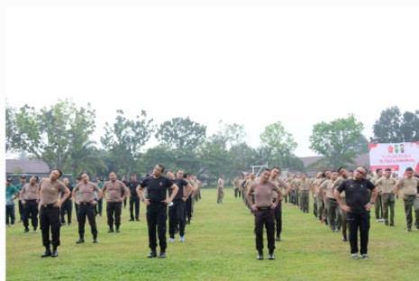 Gelar Olahraga Bersama TNI-Pori