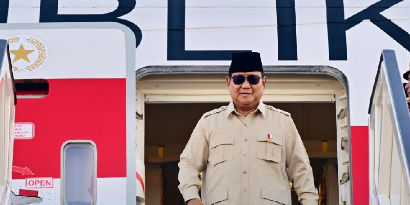 Prabowo Tiba di Mesir untuk Hadiri KTT Perdamaian Gaza