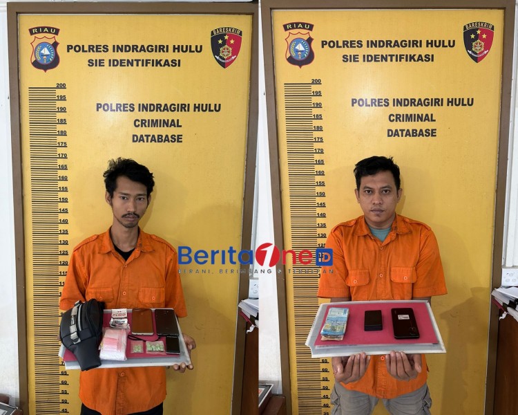 Dua Pelaku Ditangkap Polisi Kedapatan Jual Pil Lolypop di Kelurahan Pematang Reba