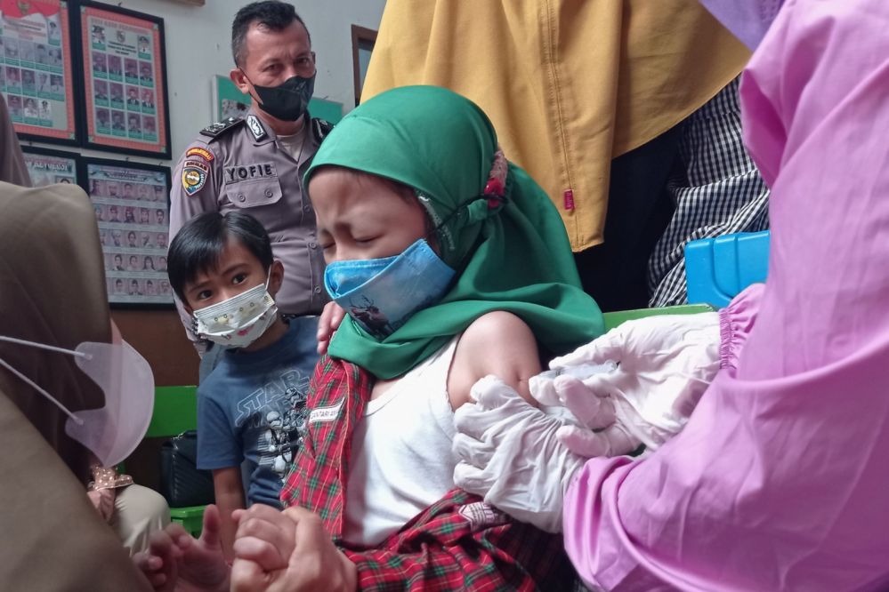 557.722 Anak di Riau Telah Divaksinasi Covid-19