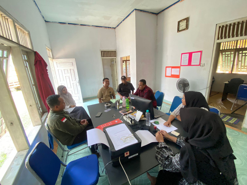 Sidak Kantor Panwascam Seberida, Ketua Bawaslu Inhu Ingatkan Untuk Selalu Koordinasi