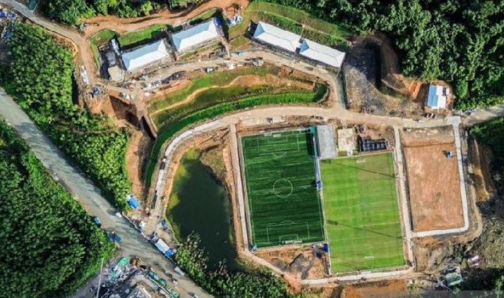 Erick Thohir Klaim Pembangunan Pusat Pelatihan Sepak Bola di IKN Sudah Mencapai 99 Persen