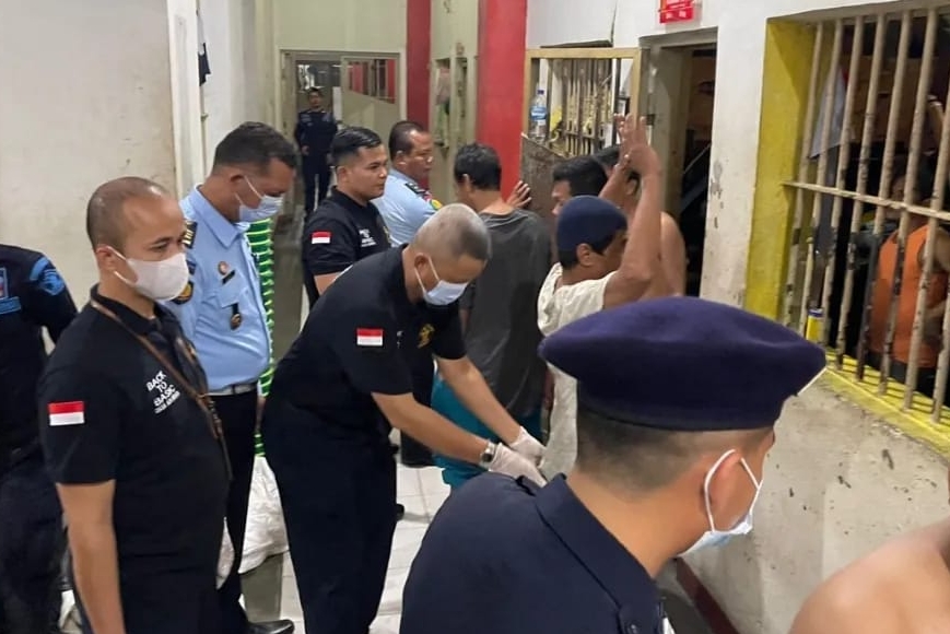 Barang Terlarang Diamankan dari Kamar Lapas Kelas IIA Pekanbaru