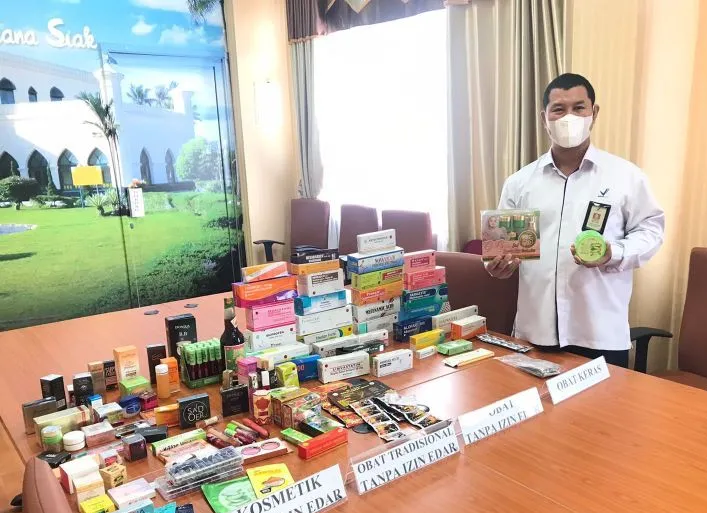 BBPOM Pekanbaru Temukan 1.043 Kosmetik Tanpa Izin Edar, atau Senilai Rp5.792.500