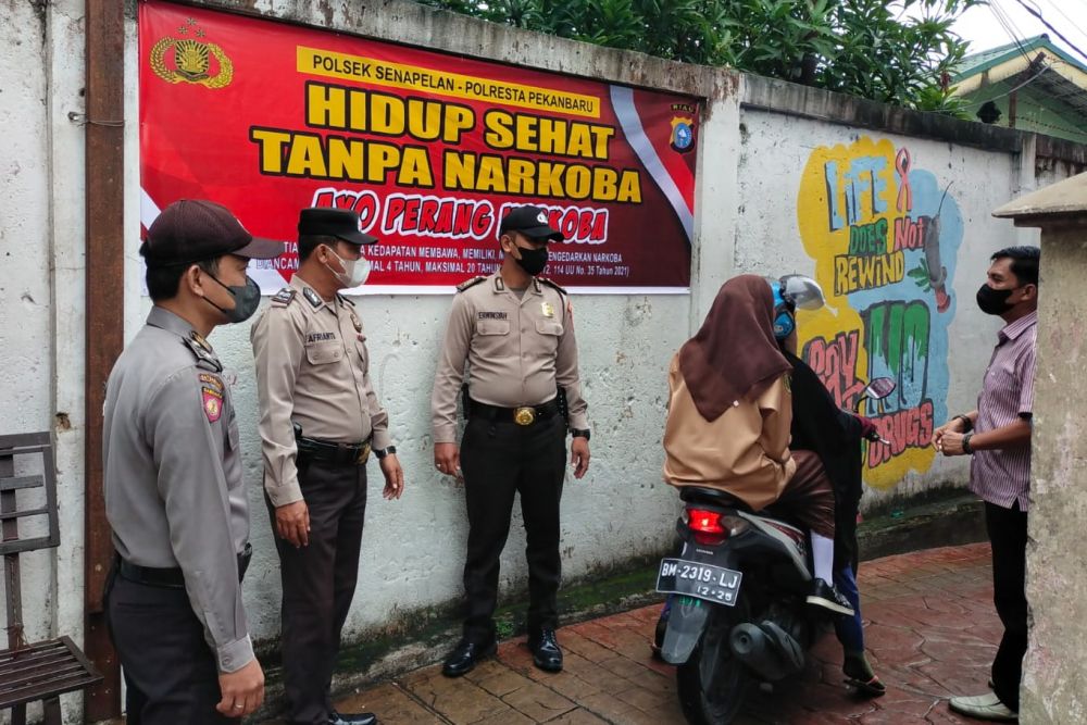 Polresta Pekanbaru Patroli Antisipasi Penyalahgunaan Narkoba, Ini Lokasinya