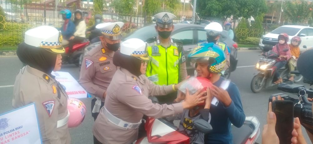 Operasi Zebra Pekanbaru, 46 Pemotor Ditilang di Hari Pertama