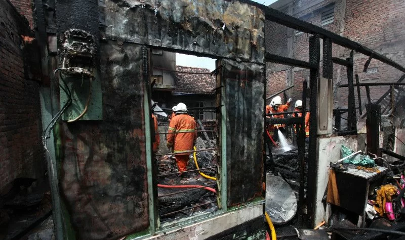 Kebakaran di Pekanbaru Hanguskan 12 Rumah