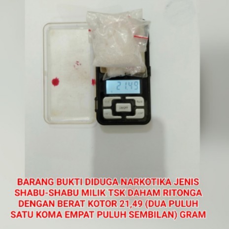 Jual Sabu, Pengangguran di Ringkus, Ini Ceritanya