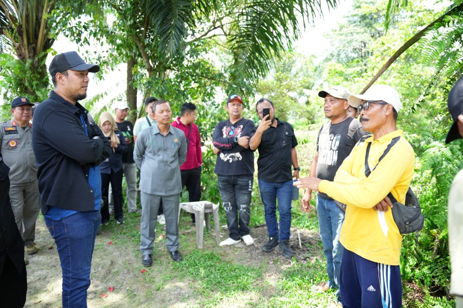 Masyarakat Laporkan Dugaan PKS PT NHR Cemari Sungai, Bupati Inhu Turun Lokasi dan Cek Kolam Limbah