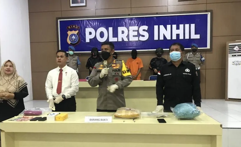 Polres Inhil ungkap Kasus Pembunuhan Wanita di Kamar Kos dan Pencurian disertai Pelecehan Seksual