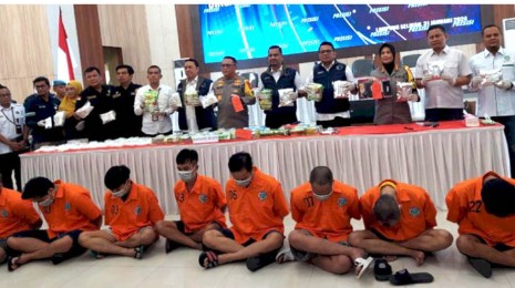 Kembali Bongkar Jaringan Narkoba Fredy Pratama, Polda Lampung Tetapkan 8 Tersangka Baru