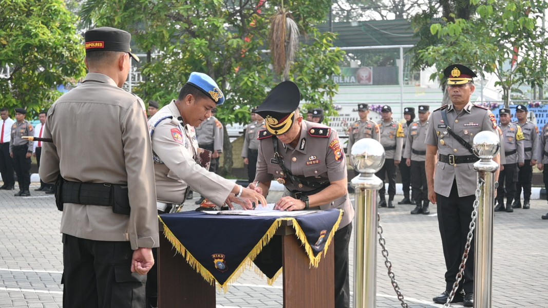 Kompol Syahrizal Resmi Jabat Wakapolres Inhu, Gantikan Kompol Lasarrus Sinaga