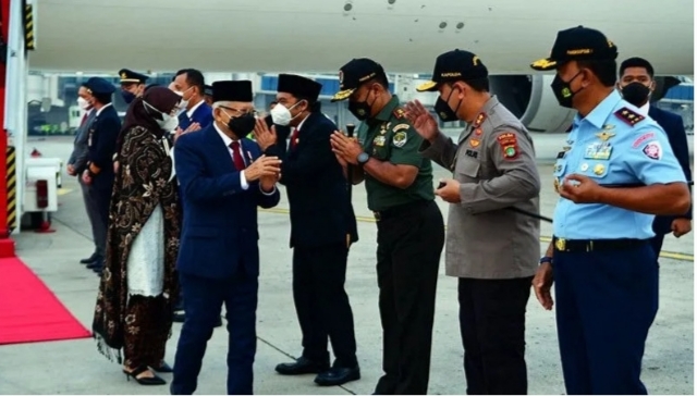 Wapres Tiba Di Tanah Air Usai laksanakan Ibadah Haji