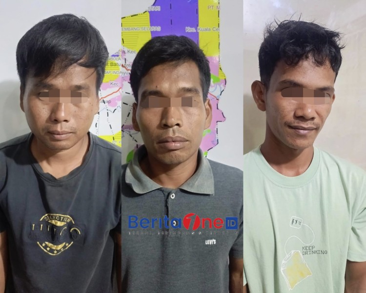 Tiga Pelaku Illegal Logging Diamankan Polres Inhu, Kayu Olahan Disita dari Kawasan Hutan