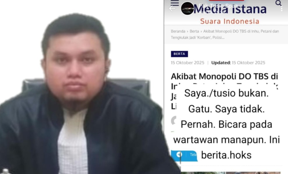 Sejumlah Media Online Diduga Sebar Ujaran Kebencian Catut Nama Narasumber dan Sebarkan Berita Hoax Soal Sawit di Inhu