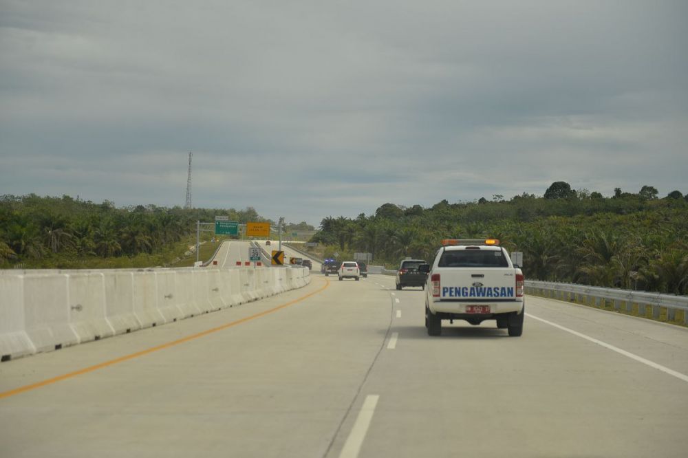 Molor Dari Jadwal, Pengerjaan Tol Pekanbaru-Bangkinang Masih Terus Digesa