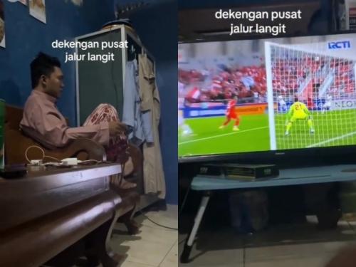 Viral, Suporter Timnas Indonesia U-23 Jalur Langit