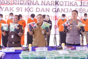 Polda Riau Tangkap 12 Penyelundup Sabu dan Ganja Puluhan Kilogram