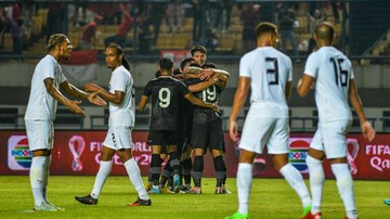 Indonesia Tekuk Curacao 3-2, Dimas Drajad Cetak Gol Cantik