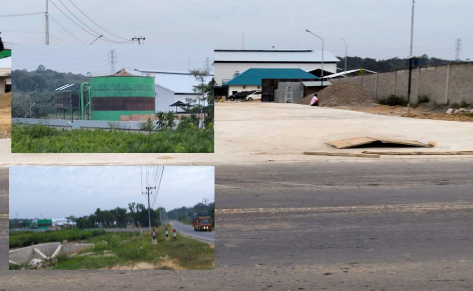 Masyarakat Pertanyakan Perizinan Pabrik Sawit PT CLS Tepi Jalintim Talang Jerinjing